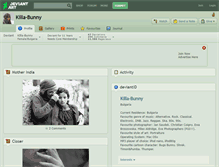 Tablet Screenshot of killa-bunny.deviantart.com