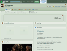 Tablet Screenshot of dpreporter.deviantart.com