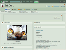 Tablet Screenshot of coad-fans.deviantart.com