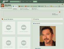 Tablet Screenshot of kino-kino.deviantart.com