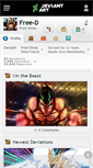 Mobile Screenshot of free-d.deviantart.com