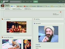 Tablet Screenshot of free-d.deviantart.com