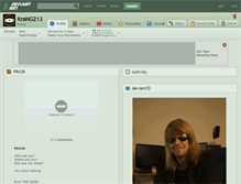 Tablet Screenshot of krang213.deviantart.com