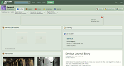 Desktop Screenshot of davecat.deviantart.com