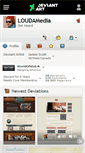 Mobile Screenshot of loudamedia.deviantart.com