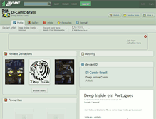 Tablet Screenshot of di-comic-brasil.deviantart.com