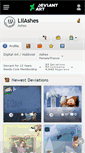 Mobile Screenshot of lilashes.deviantart.com