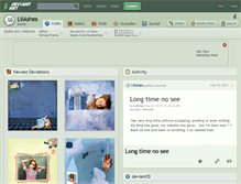 Tablet Screenshot of lilashes.deviantart.com
