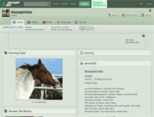 Tablet Screenshot of moosepickles.deviantart.com