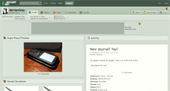 Desktop Screenshot of damiangray.deviantart.com