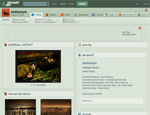 Tablet Screenshot of anthonym.deviantart.com