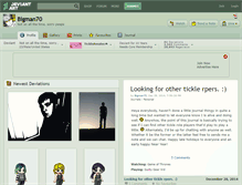 Tablet Screenshot of bigman70.deviantart.com