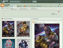 Tablet Screenshot of crike99.deviantart.com