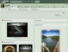 Tablet Screenshot of mucek.deviantart.com