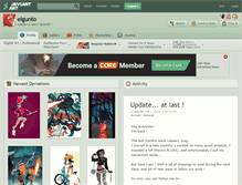Tablet Screenshot of elgunto.deviantart.com