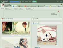 Tablet Screenshot of jewell-liu.deviantart.com