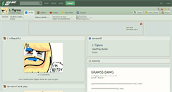 Desktop Screenshot of l-tigress.deviantart.com