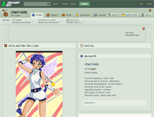 Tablet Screenshot of cheri-lolle.deviantart.com