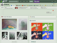 Tablet Screenshot of kh4ever.deviantart.com