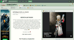 Desktop Screenshot of hungarycosplay.deviantart.com