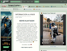 Tablet Screenshot of hungarycosplay.deviantart.com