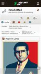 Mobile Screenshot of newcoffee.deviantart.com