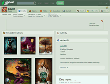 Tablet Screenshot of poulili.deviantart.com