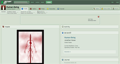 Desktop Screenshot of human-being.deviantart.com