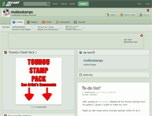 Tablet Screenshot of mobbostamps.deviantart.com