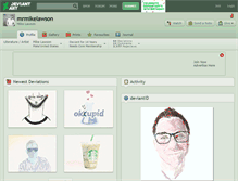 Tablet Screenshot of mrmikelawson.deviantart.com