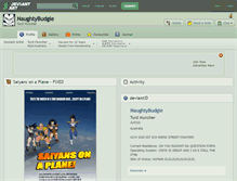 Tablet Screenshot of naughtybudgie.deviantart.com