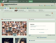 Tablet Screenshot of maggotywombsoflove.deviantart.com