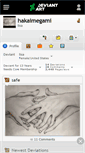 Mobile Screenshot of hakaimegami.deviantart.com