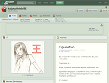 Tablet Screenshot of kudoushinichi88.deviantart.com