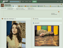 Tablet Screenshot of mkorchia.deviantart.com