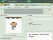 Tablet Screenshot of anoop-pc.deviantart.com