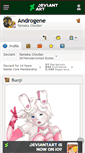 Mobile Screenshot of androgene.deviantart.com