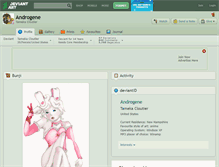 Tablet Screenshot of androgene.deviantart.com