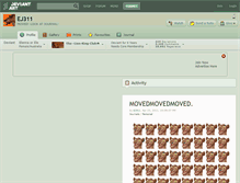 Tablet Screenshot of ej311.deviantart.com