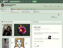 Tablet Screenshot of blackparade9771.deviantart.com