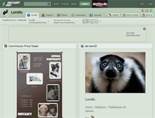 Tablet Screenshot of lorello.deviantart.com