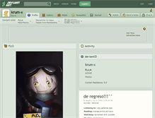 Tablet Screenshot of krum-x.deviantart.com