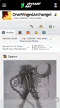Mobile Screenshot of onewingedarchangel.deviantart.com