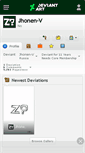 Mobile Screenshot of jhonen-v.deviantart.com