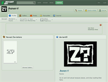 Tablet Screenshot of jhonen-v.deviantart.com