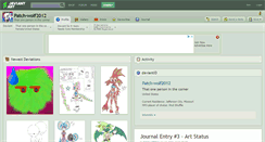 Desktop Screenshot of patch-wolf2012.deviantart.com