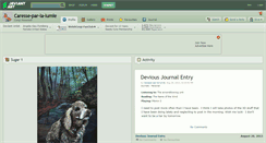 Desktop Screenshot of caresse-par-la-lumie.deviantart.com