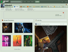 Tablet Screenshot of kdformvp.deviantart.com