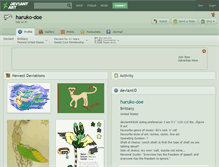 Tablet Screenshot of haruko-doe.deviantart.com