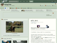 Tablet Screenshot of falling-pixie.deviantart.com